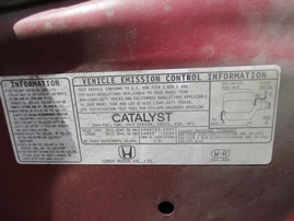 2005 HONDA ODYSSEY EX BURGUNDY 3.5L AT 2WD A16327